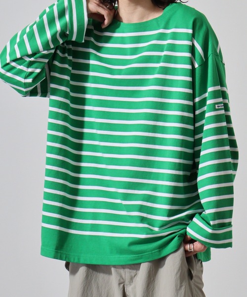 MONT KEMMEL（モンケメル）の「MONT KEMMEL YARN DYED 30/2 PLATING JERSRY BASQUE SHIRTS（Tシャツ/カットソー・メンズ・ターコイズブルー/ブルー/ブラック/オレンジ/ホワイト/グリーン・40/38/42/36）」の12枚目の写真