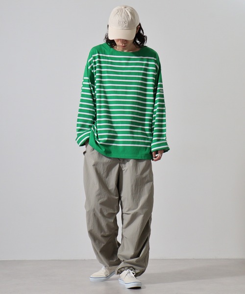 MONT KEMMEL（モンケメル）の「MONT KEMMEL YARN DYED 30/2 PLATING JERSRY BASQUE SHIRTS（Tシャツ/カットソー・メンズ・ターコイズブルー/ブルー/ブラック/オレンジ/ホワイト/グリーン・40/38/42/36）」の14枚目の写真