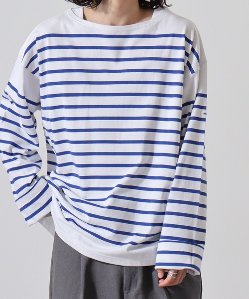 MONT KEMMEL（モンケメル）の「MONT KEMMEL YARN DYED 30/2 PLATING JERSRY BASQUE SHIRTS（Tシャツ/カットソー・メンズ・ターコイズブルー/ブルー/ブラック/オレンジ/ホワイト/グリーン・40/38/42/36）」の21枚目の写真