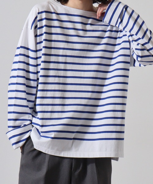MONT KEMMEL（モンケメル）の「MONT KEMMEL YARN DYED 30/2 PLATING JERSRY BASQUE SHIRTS（Tシャツ/カットソー・メンズ・ターコイズブルー/ブルー/ブラック/オレンジ/ホワイト/グリーン・40/38/42/36）」の22枚目の写真