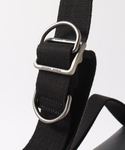 Hunting World（ハンティングワールド）の「HUNTING WORLD / ハンティングワールド CARRYALL  MEDIUM DHAXGA01（ショルダーバッグ・メンズ・ブラック・FREE）」の7枚目の写真