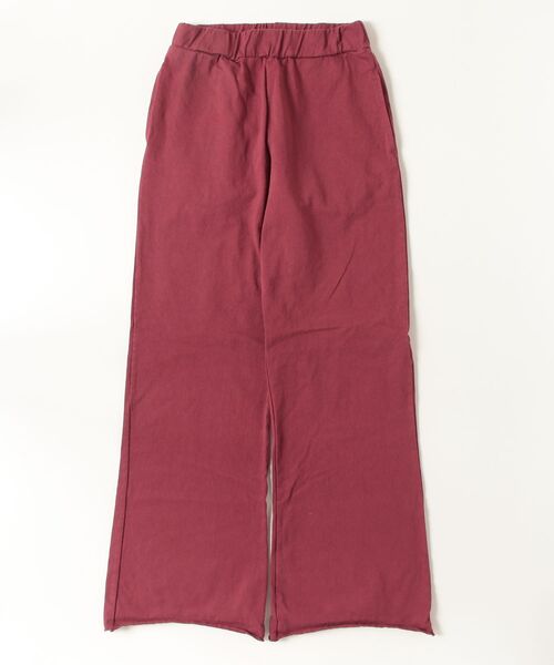 WALLA WALLA SPORT（ワラワラスポーツ）の「9oz WIDE PANT / 9オンス ワイド パンツ（その他パンツ・レディース・ブラック/ネイビー/アイボリー/ブルー系その他/グリーン系その他/ワインレッド・MEDIUM）」の6枚目の写真