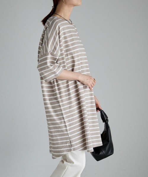 Fizz/フィズ】 細ボーダーチュニック（チュニック）｜Fizz