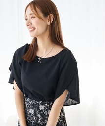 mysty woman | チューリップスリーブプルオーバー　128889(Tシャツ/カットソー)