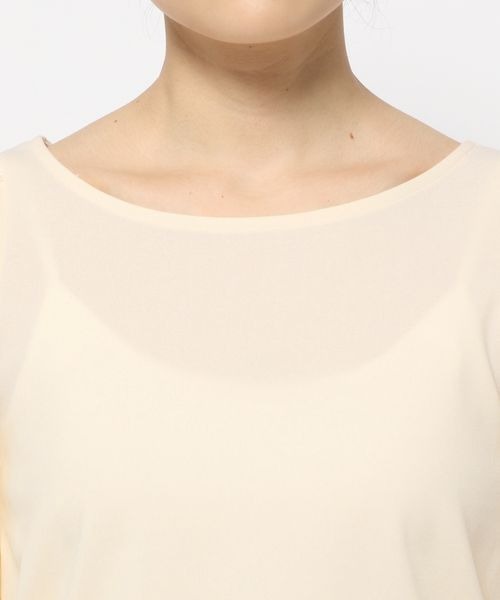 mysty woman（ミスティウーマン）の「チューリップスリーブプルオーバー　128889（Tシャツ/カットソー・レディース・ブラック/オフホワイト/ピンク・FREE）」の13枚目の写真