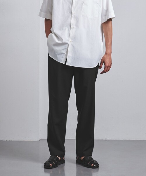 UNITED ARROWS（ユナイテッドアローズ）の「キャラメル メッシュ オールギャザー イージーパンツ（その他パンツ・メンズ・ブラック/ベージュ/ダークグレー・S/M/L/XL）」の7枚目の写真