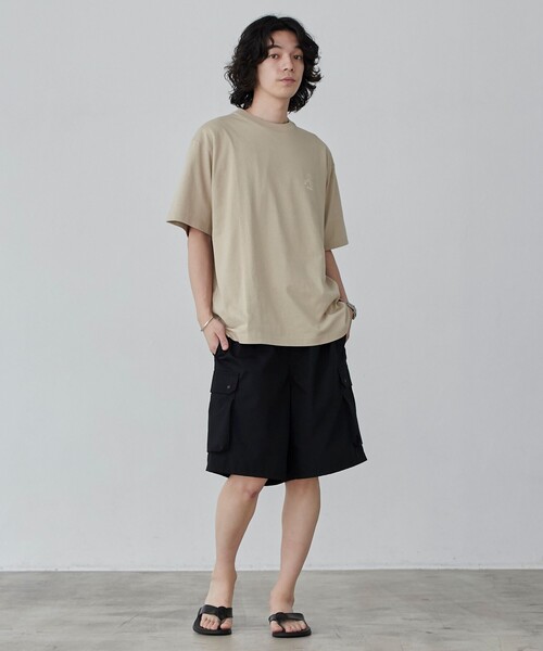 coen（コーエン）の「【WEB限定】RYO KANEYASU× コーエンベアプリントTシャツ（Tシャツ/カットソー・メンズ・ライトブルー/ブラック/ホワイト/ベージュ・S/M/L/XL）」の5枚目の写真