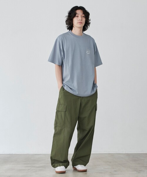 coen（コーエン）の「【WEB限定】RYO KANEYASU× コーエンベアプリントTシャツ（Tシャツ/カットソー・メンズ・ライトブルー/ブラック/ホワイト/ベージュ・S/M/L/XL）」の7枚目の写真