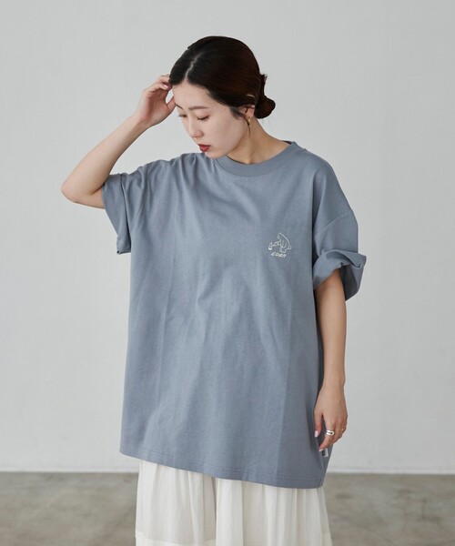 coen（コーエン）の「【WEB限定】RYO KANEYASU× コーエンベアプリントTシャツ（Tシャツ/カットソー・メンズ・ライトブルー/ブラック/ホワイト/ベージュ・S/M/L/XL）」の10枚目の写真