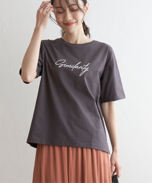 ikka（イッカ）の「ロゴフォトプリントTシャツ（Tシャツ/カットソー・レディース・ホワイト/その他1/オフホワイト/チャコールグレー/スカイブルー・M/L/S）」の3枚目の写真