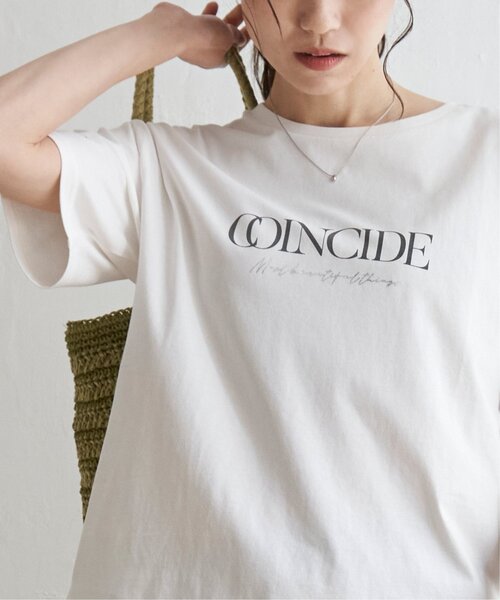 ikka（イッカ）の「ロゴフォトプリントTシャツ（Tシャツ/カットソー・レディース・ホワイト/その他1/オフホワイト/チャコールグレー/スカイブルー・M/L/S）」の10枚目の写真