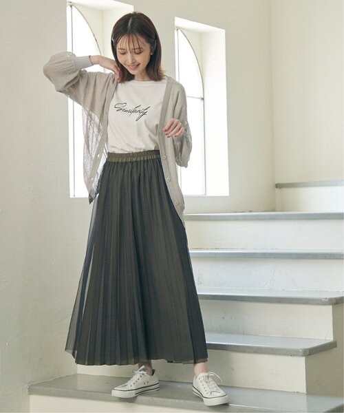 ikka（イッカ）の「ロゴフォトプリントTシャツ（Tシャツ/カットソー・レディース・ホワイト/その他1/オフホワイト/チャコールグレー/スカイブルー・M/L/S）」の14枚目の写真