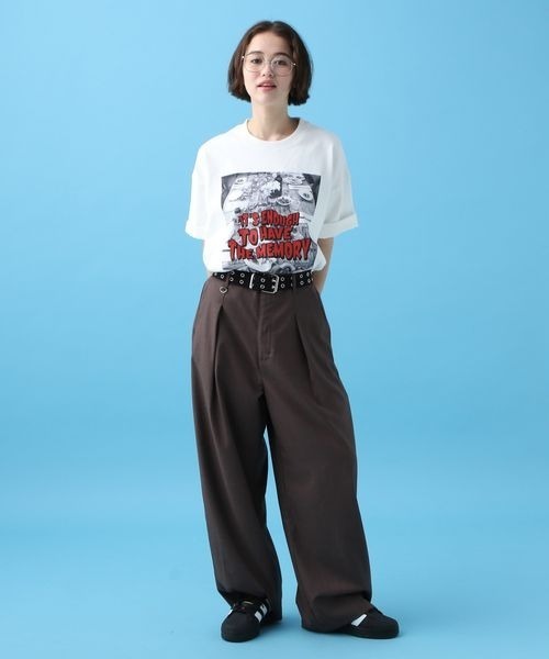 PBLIM（ページボーイリム）の「PBLIM/フォトロゴT（Tシャツ/カットソー・レディース・ブラック/オフホワイト・MEDIUM/LARGE）」の17枚目の写真