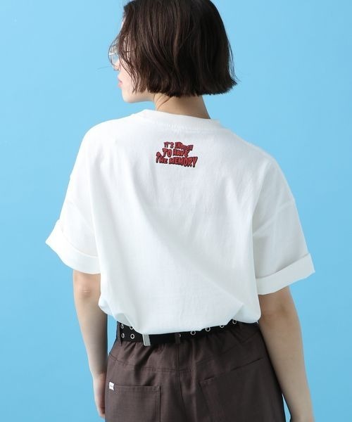 PBLIM（ページボーイリム）の「PBLIM/フォトロゴT（Tシャツ/カットソー・レディース・ブラック/オフホワイト・MEDIUM/LARGE）」の14枚目の写真