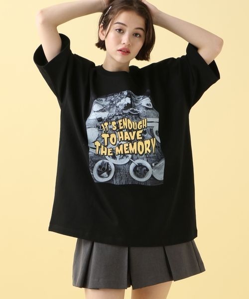 PBLIM（ページボーイリム）の「PBLIM/フォトロゴT（Tシャツ/カットソー・レディース・ブラック/オフホワイト・MEDIUM/LARGE）」の10枚目の写真
