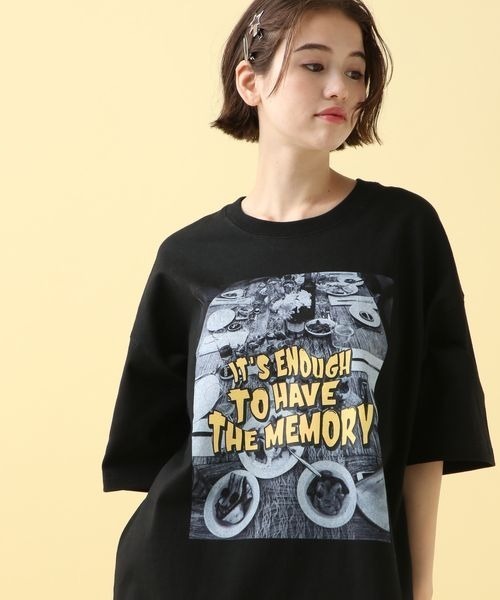 PBLIM（ページボーイリム）の「PBLIM/フォトロゴT（Tシャツ/カットソー・レディース・ブラック/オフホワイト・MEDIUM/LARGE）」の8枚目の写真