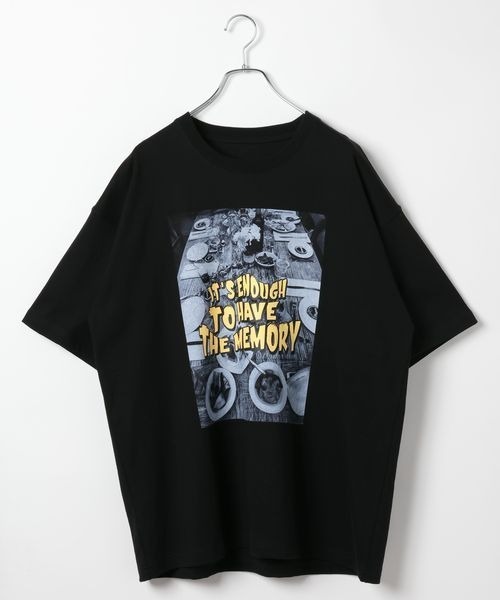 PBLIM（ページボーイリム）の「PBLIM/フォトロゴT（Tシャツ/カットソー・レディース・ブラック/オフホワイト・MEDIUM/LARGE）」の6枚目の写真