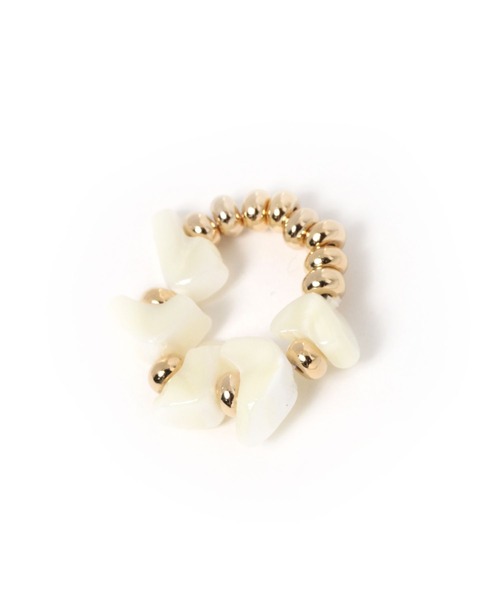 niko and...(ニコアンド)の「シェルコンビリング(リング・レディース・ブルー/アイボリー/ホワイト/グリーン/イエロー・0)」の12枚目の写真