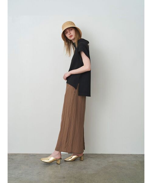 ELENDEEK(エレンディーク)の「ラフィアバケットハット(ハット・レディース・ブラック/ベージュ・FREE)」の7枚目の写真