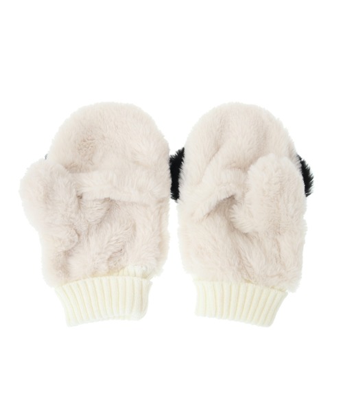 Candy Stripper（キャンディストリッパー）の「PEPE FUR ミトン（手袋・レディース・アイボリー・FREE）」の8枚目の写真