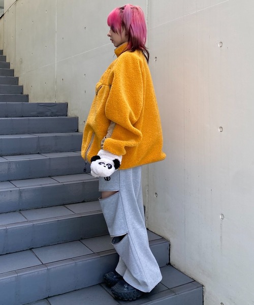 Candy Stripper（キャンディストリッパー）の「PEPE FUR ミトン（手袋・レディース・アイボリー・FREE）」の18枚目の写真