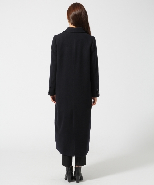 GLOBAL WORK（グローバルワーク）の「マキシチェスター/567764（チェスターコート・レディース・ライトベージュ/グレー/ダークネイビー・SMALL/LARGE/MEDIUM）」の5枚目の写真