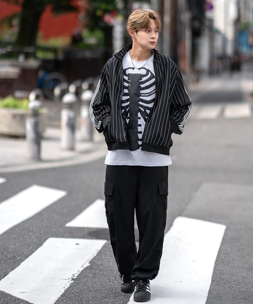 SIDEWAY STANCE(サイドウェイスタンス)の「【SIDEWAY STANCE】ポリワッシャー ワイド カーゴパンツ(カーゴパンツ・メンズ・ネイビー/カーキ/ブラック・MEDIUM/LARGE/X-LARGE/SMALL)」の19枚目の写真