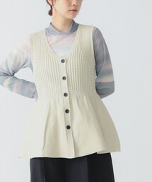 Ray BEAMS | RBS / リブ ペプラム ベスト(ベスト)