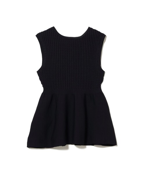 Ray BEAMS（レイビームス）の「RBS / リブ ペプラム ベスト（ベスト・レディース・ネイビー/ホワイト系その他6・ONE SIZE）」の10枚目の写真