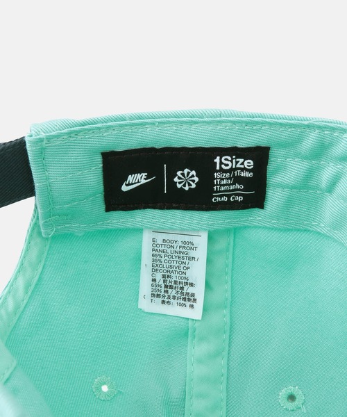 NIKE（ナイキ）の「【KIDS】【NIKE/ナイキ】K NK CLUB CAP（キャップ・キッズ・ブラック/ライトグリーン・FREE）」の16枚目の写真