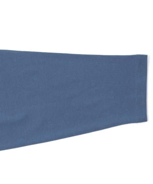 GLAZOS（グラソス）の「【大人向けサイズあり】【プチプラ】フロントカレッジロゴ長袖Tシャツ（Tシャツ/カットソー・キッズ・グレー/オレンジ/ベージュ/ネイビー/インディゴブルー/ホワイト・140cm/150cm/160cm/170cm）」の9枚目の写真