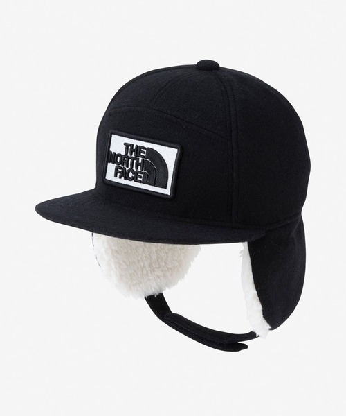 THE NORTH FACE（ザノースフェイス）の「THE NORTH FACE/ザ・ノース・フェイス キッズ キャップ 帽子 ウィンタートラッカーキャップ NNJ42321（キャップ・キッズ・オフホワイト/ブラック・L/M）」の2枚目の写真