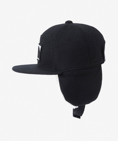 THE NORTH FACE（ザノースフェイス）の「THE NORTH FACE/ザ・ノース・フェイス キッズ キャップ 帽子 ウィンタートラッカーキャップ NNJ42321（キャップ・キッズ・オフホワイト/ブラック・L/M）」の3枚目の写真