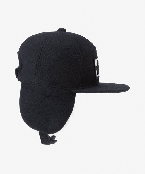 THE NORTH FACE（ザノースフェイス）の「THE NORTH FACE/ザ・ノース・フェイス キッズ キャップ 帽子 ウィンタートラッカーキャップ NNJ42321（キャップ・キッズ・オフホワイト/ブラック・L/M）」の4枚目の写真