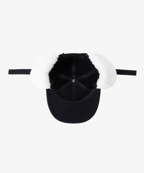 THE NORTH FACE（ザノースフェイス）の「THE NORTH FACE/ザ・ノース・フェイス キッズ キャップ 帽子 ウィンタートラッカーキャップ NNJ42321（キャップ・キッズ・オフホワイト/ブラック・L/M）」の7枚目の写真