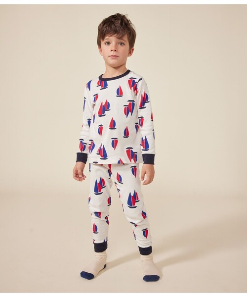 長袖パジャマ（ルームウェア/パジャマ）｜PETIT BATEAU（プチバトー）