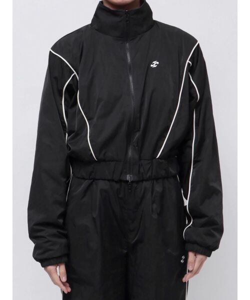 jouetie（ジュエティ）の「ナイロンフリースリバーシブルブルゾン【セットアップ対応】（ブルゾン・レディース・オフホワイト/ブラック・MEDIUM）」の3枚目の写真