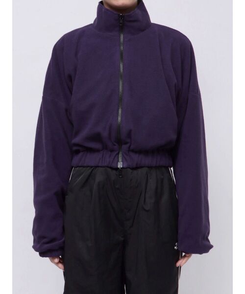 jouetie（ジュエティ）の「ナイロンフリースリバーシブルブルゾン【セットアップ対応】（ブルゾン・レディース・オフホワイト/ブラック・MEDIUM）」の13枚目の写真