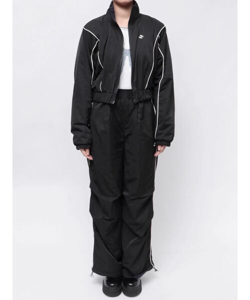 jouetie（ジュエティ）の「ナイロンフリースリバーシブルブルゾン【セットアップ対応】（ブルゾン・レディース・オフホワイト/ブラック・MEDIUM）」の14枚目の写真