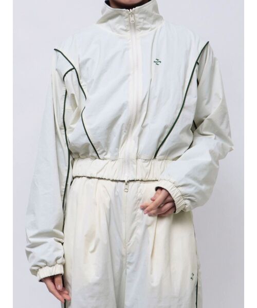 jouetie（ジュエティ）の「ナイロンフリースリバーシブルブルゾン【セットアップ対応】（ブルゾン・レディース・オフホワイト/ブラック・MEDIUM）」の17枚目の写真