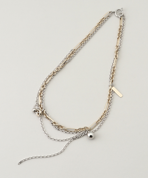 Oriens JOURNAL STANDARD（オリエンス ジャーナルスタンダード）の「【JUSTINE CLENQUET/ジャスティーヌ クランケ】RACHEL NECKLACE：ネックレス（ネックレス・レディース・その他・FREE）」の2枚目の写真