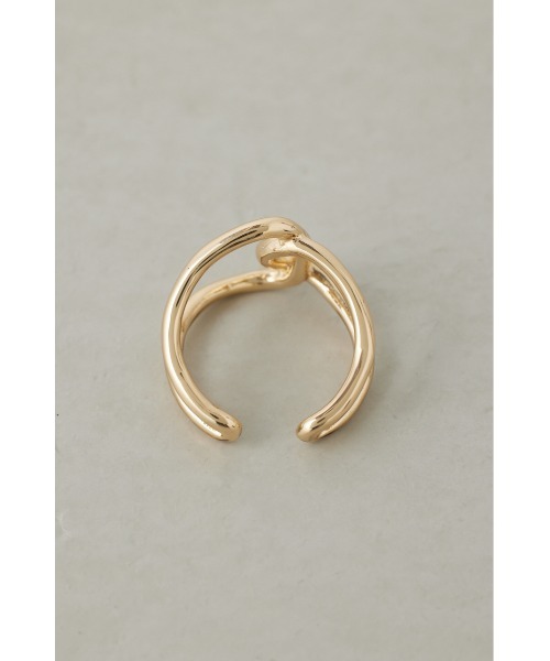 AZUL by moussy（アズールバイマウジー）の「ステンレスオーバーラップリング（リング・レディース・シルバー/ゴールド・FREE）」の18枚目の写真