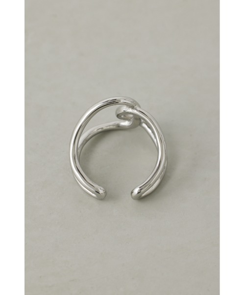 AZUL by moussy（アズールバイマウジー）の「ステンレスオーバーラップリング（リング・レディース・シルバー/ゴールド・FREE）」の10枚目の写真