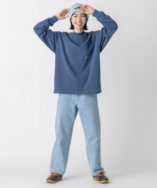 L.L.Bean(エルエルビーン)の「【JAPAN EDITION】ユニオン・ロングスリーブ・ストライプ・ティ(Tシャツ/カットソー・レディース・ホワイト系その他/ブラック系その他/ブルー系その他/イエロー系その他・MEDIUM)」の17枚目の写真