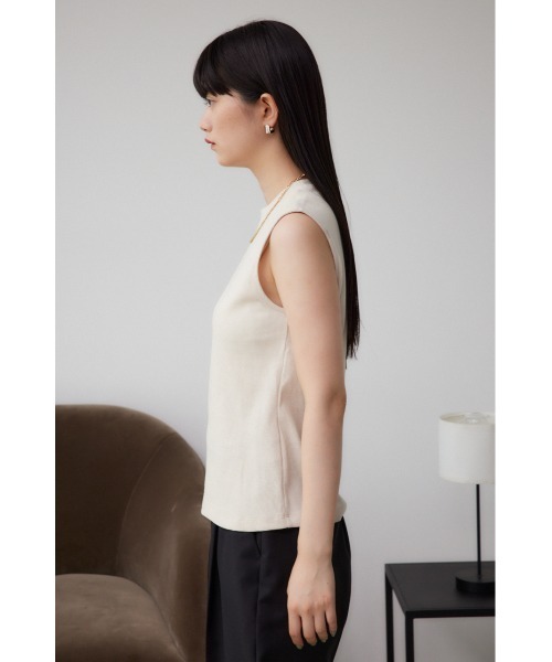 AZUL by moussy(アズールバイマウジー)の「インナーSETオフショルダーシアーシャツ(シャツ/ブラウス・レディース・ブラウン/ライトベージュ/ブラック・FREE)」の4枚目の写真