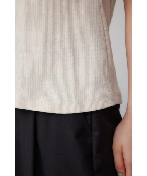 AZUL by moussy(アズールバイマウジー)の「インナーSETオフショルダーシアーシャツ(シャツ/ブラウス・レディース・ブラウン/ライトベージュ/ブラック・FREE)」の8枚目の写真