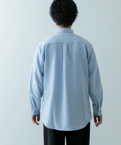 ITEMS URBANRESEARCH（アイテムズ アーバンリサーチ）の「Diagonal Switch 長袖シャツ（シャツ/ブラウス・メンズ・グレー/ブルー/ホワイト・MEDIUM/LARGE）」の21枚目の写真