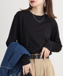 ORGABITS| 5.3オンス サステナブル オーガニックコットンロングスリーブTシャツ/長袖Tシャツ