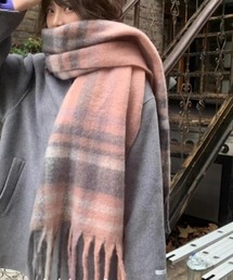 REBALANCE | マルチチェック柄ボリュームマフラー(マフラー)