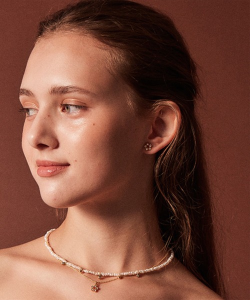 VINTAGE HOLLYWOOD（ビンテージハリウッド）の「●Petit Ball Earrings（ピアス（両耳用）・レディース・ゴールド・FREE）」の3枚目の写真